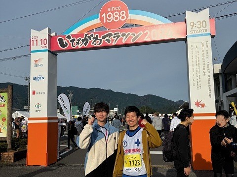 メディカルランナーとしていびがわマラソンに参加しました