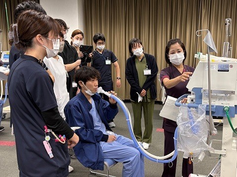 【研修医】多職種研修「人工呼吸器について」