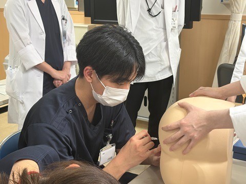 【研修医】ルンバール　シミュレーション研修