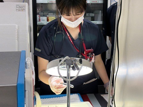 【研修医】喀痰検査・血液型実習