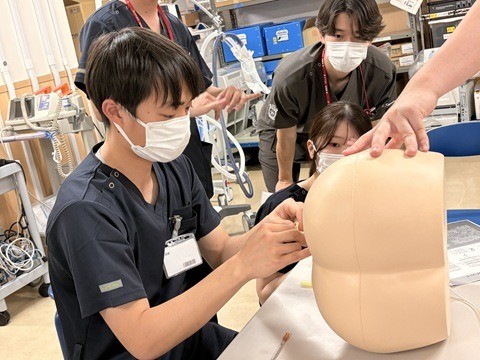 【研修医】ルンバールシミュレーション研修